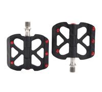 EYJOUTXGG Pedales de Bicicleta ultraligeros de Fibra de Carbono, 3 rodamientos, Pedal de Bicicleta de Carretera MTB, Antideslizante, liberación rápida, Rosca Universal de 14mm