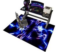 EYKWKB 120 x 140 cm Alfombra Silla Oficina Alfombrilla para Silla de Gaming Protector Suelo Alfombrilla para Silla para Suelos Duros Oficina Escritorio Gamer Alfombrilla