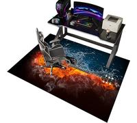 EYKWKB 120 x 150 cm Alfombrilla para Silla de Oficina Gaming Protector de Suelo Alfombrilla para Silla de Escritorio Alfombra Suelo Gaming Oficina Escritorio Gamer Alfombrilla