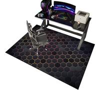 EYKWKB 70 x 100 cm Alfombrilla para Silla de Oficina Gaming Protector de Suelo Alfombrilla para Silla de Escritorio Alfombra Suelo Gaming Oficina Escritorio Gamer Alfombrilla