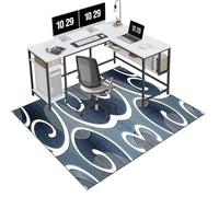 EYKWKB 70 x 100 cm Oficina Escritorio Gamer Alfombrilla, Alfombrilla para Silla de Oficina, Alfombrilla para Silla de Gaming, Protector Suelo Silla Ruedas, Alfombra de protección del Suelo para Silla