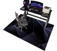 EYKWKB Alfombra para Silla de Escritorio, Gaming, Oficina, Suelo, 60 x 70 cm, Color-68, Poliéster, Rectangular, 4.1 mm, Multisuperficie