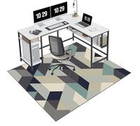 EYKWKB Alfombra Silla Escritorio Alfombrilla para Silla para Suelos Duros Gaming Protector de Suelo Alfombras para Sillas Alfombra Silla Ruedas Gaming Oficina Alfombra Suelo Gaming 100 x 140 cm