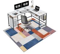 EYKWKB Alfombra Silla Escritorio Alfombrilla para Silla para Suelos Duros Gaming Protector de Suelo Alfombras para Sillas Alfombra Silla Ruedas Gaming Oficina Alfombra Suelo Gaming 120 x 140 cm