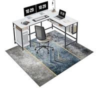 EYKWKB Alfombra Silla Escritorio Alfombrilla para Silla para Suelos Duros Gaming Protector de Suelo Alfombras para Sillas Alfombra Silla Ruedas Gaming Oficina Alfombra Suelo Gaming 100 x 120 cm