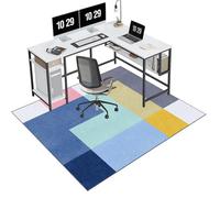 EYKWKB Alfombra Silla Escritorio Alfombrilla para Silla para Suelos Duros Gaming Protector de Suelo Alfombras para Sillas Alfombra Silla Ruedas Gaming Oficina Alfombra Suelo Gaming 100 x 160 cm