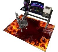 EYKWKB Alfombras Gaming Oficina Suelo | Alfombra de protección de | Suelo para Silla de Escritorio Antideslizante | Alfombrilla Protectora para Suelos | Alfombrilla para Silla de Gaming 140 x 160 cm