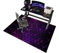 EYKWKB Alfombras Gaming Oficina Suelo | Alfombra de protección de | Suelo para Silla de Escritorio Antideslizante | Alfombrilla Protectora para Suelos | Alfombrilla para Silla de Gaming 80 x 120 cm