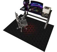 EYKWKB Alfombras Gaming Oficina Suelo | Alfombra de protección de | Suelo para Silla de Escritorio Antideslizante | Alfombrilla Protectora para Suelos | Alfombrilla para Silla de Gaming 140 x 180 cm