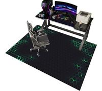 EYKWKB Alfombrilla para Silla de Gaming Oficina, Protector de Suelo, Alfombras para Sillas, Alfombra Silla Escritorio, Alfombra Silla Ruedas Gaming Oficina, Alfombra Suelo Gaming 120 x 160 cm