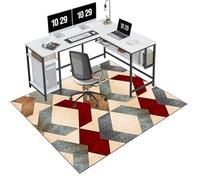 EYKWKB Protector Suelo Silla Ruedas 100 x 120 cm Alfombrilla para Silla de Gaming Grande Alfombras Gaming Oficina Suelo Alfombras para Sillas Alfombra Silla Escritorio Tapete para Silla de Oficina