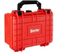 Eylar Estuche rνgido protector a prueba de agua y golpes con espuma aprobada por la TSA 8.12 pulgadas 6.56 pulgadas 3.56 pulgadas (rojo)