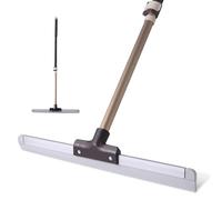 Eyliden Escobilla de Goma Suave con Mango telescópico, Escoba doméstica para Ducha, baño, Cocina, Azulejos, Ventana, mármol, Espuma de Agua