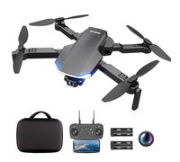 EYLM Drone con Cámara 1080P, 3 Modos de Velocidad, Mantenimiento de Altitud, 3D Flip, Fotografía Gesto, APP Control, Drone Plegable con Bolsa de Transporte para Principiantes, 2 Baterías