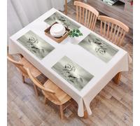 EYLOZS Mantel Individual Lavable 45 x 30 cm para Cena,Almuerzo, Desayuno - 4 Unidades - Resistente Calor, Antideslizante,Los Animales y Las Carreras de Caballos simbolizan la pasión y la Libertad.