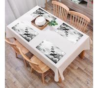 EYLOZS Mantel Individual Lavable 45 x 30 cm para Cena,Almuerzo, Desayuno - 4 Unidades - Resistente Calor, Antideslizante,Avión, Imagen Retro de los bombarderos Lancaster de Battle Royale