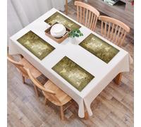 EYLOZS Mantel Individual Lavable 45 x 30 cm para Cena,Almuerzo, Desayuno - 4 Unidades - Resistente Calor, Antideslizante,Mapa Antiguo del Mundo Antiguo con Gran Textura, Mapa Antiguo, Atlas, Rastro