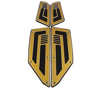 EYNLDS Almohadillas De Placa De Reposapiés Doradas para Motocicleta, Clavijas De Pie para Motocicleta para Y&amaha TMAX 530 TMAX530 T-MAX 530 2012-2016