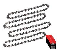 Eyoloty WORX 20V - Cadena de repuesto para motosierra (4 unidades, 12 cm, 28 TG, 7,6 mm, 1,1 mm)