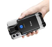 Eyoyo 2D Backclip Bluetooth Barcode Scanner, Lector de código de Barras para teléfono con Clip Trasero, escáner de código inalámbrico QR 1D con batería de 1600 mAh Funciona con Android, iOS, iPhone