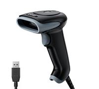 Eyoyo 2D Barcode Scanner, Lector de Códigos de Barras QR con Exploración de Pantalla, Portátil Escáner de Códigos de Barras Cableado con Cable USB para Supermercados Farmacias Bibliotecas Tiendas