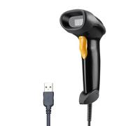Eyoyo - Escáner de código de Barras 2D con USB de Mano QR PDF417 Matriz de Datos 1D escáner de código de Barras con Cable USB para Pago móvil, Tienda de conveniencia, supermercado, almacén