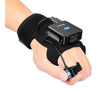Eyoyo Escáner de código QR, Anillo de Dedo 1D 2D Bluetooth escáner de código de Barras, Mano Izquierda y Derecha, Android Tablet