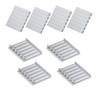 EYPINS 8PCS Tapas Cuadro Eléctrico 3 Módulos, Tapas Ciegas para Carril DIN, Protección contra Polvo, Extraíbles y Combinables sin juntas, Compatible con Cajas de Distribución Comunes