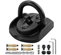 EYPINS Anclaje Suelo Moto con 16mm Broca de Carburo Cementado YG8C, 4 Pernos de Expansión, Diseño Universal Plegable para Bicicletas,Scooters y Motocicletas, Suelos Hormigón y Paredes de Garaje