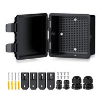 EYPINS Caja Estanca Exterior Electrica Impermeable IP67 15 * 15 * 9cm | Cuadro Eléctrico Superficie con Carcasa ABS, Cajas de Empalmes Opaco, para Exterior Garaje Sótano