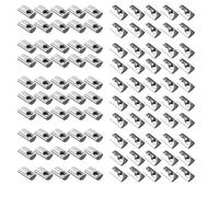 EYPINS Tuerca de Ranura en T, 100PCS M5 Tuercas de Bola de Perfil de Metal, de Acero Galvanizado, con Placa Guía y Bolas para Perfil de Aluminio EU-2020