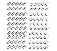 EYPiNS Tuerca de Ranura en T, 100PCS M5 Tuercas de Bola de Perfil de Metal, de Acero Galvanizado, con Placa Guía y Bolas para Perfil de Aluminio EU-4040