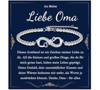 EYQV Pulsera Infinity con grabado para mamá, hija, hermana, regalo para madre, hija, hermana, cumpleaños, Navidad, día de la madre, graduación, comunión, 11, Nailon, No aplicable