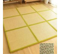 EYRMQWJPC Alfombra Tradicional de Tatami, Tamaños múltiples Multicolores del cojín de la Alfombra futón Estera Plegable Rota Japonesa(C,60 * 180Cm)