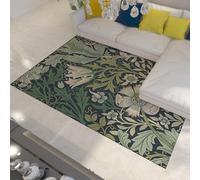 EYRMQWJPC Alfombras Modernas y mullidas, Tamaños múltiples Multicolores de la Alfombra del área diseño William Morris Lavables a máquina(60x120cm)