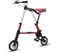 EYRMQWJPC Bicicleta Plegable Ligera, Cuadro de Aluminio Ligero for Bicicleta Plegable 8 Pulgadas