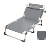 EYRMQWJPC Cama de Camping, Cama Plegable for Acampar, Cuna for Adultos con Almohada, Cama portátil for Invitados