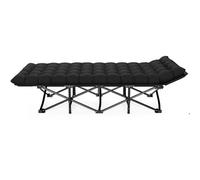 EYRMQWJPC Cama de Camping, Cama Plegable for Adultos con colchón de 6 cm Grosor(190 * 68 * 37CM)