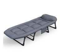 EYRMQWJPC Cama de Camping, Cama Plegable for adultosCama portátil for Adultos Camping con cojín y almohadaCama(180 * 70 * 30cm)