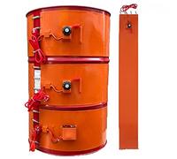 EYRMQWJPC Cinturón Calefactor para bidones de Aceite, Banda calefactora de Silicona for Tambores con termostato Ajustable 30 a 130 °C for Varios tamaños(Knob,150L 1520x250 2000W)