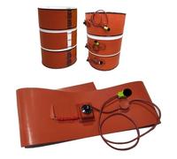 EYRMQWJPC Cinturón Calefactor para bidones de Aceite, Calentador de Tambor Banda Silicona con termostato Ajustable para(100L 120 * 25CM)