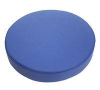EYRMQWJPC cojín de Cuero Redondo， Colchón de Suelo Tipo Tatami Grueso con Ventana salediza, Almohadilla extraíble y Lavable for futón(Dark Blue,45x45x5cm)