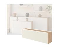 EYRMQWJPC Columnas plegables de papel para tartas, soporte a pli Expositores de pedestal con diseño de almacenamiento, centro de mesa retráctil de cartón con pilar romano (59 x 39,3 x 17 in)