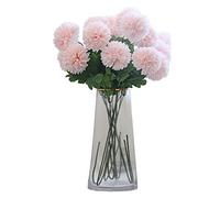 EYRMQWJPC decoración del hogar Flores de Seda, Flores Artificiales en jarrón de cerámica, Flores utilizadas for la decoración del hogar.