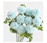 EYRMQWJPC decoración del hogar Hermoso Ramo de Flores Artificiales for el hogar, el Porche, la Oficina o el salón.(Blue 5)