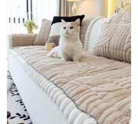 EYRMQWJPC Funda de sofá de Felpa, Funda de sofá Terciopelo algodón for Mascotas, Antideslizante, Lavable, Multicolor, Varios tamaños(D,70 * 210cm)