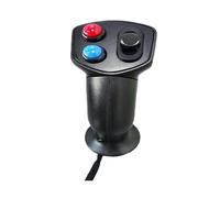 EYRMQWJPC Joystick Industrial, Joystick industrial multifunción con empuñadura de interruptor basculante vertical(SMCA60QBS Arm Grip Left Hand)