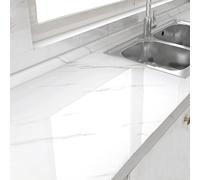 EYRMQWJPC Lámina vinílica de mármol, Kitchen Marble Self Adhesive Wallpaper(Style B,80cm*20m)