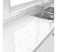 EYRMQWJPC Lámina vinílica de mármol, Kitchen Marble Self Adhesive Wallpaper(Style D,80cm*20m)