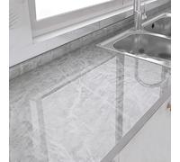 EYRMQWJPC Lámina vinílica de mármol, Kitchen Marble Self Adhesive Wallpaper(Style G,80cm*20m)